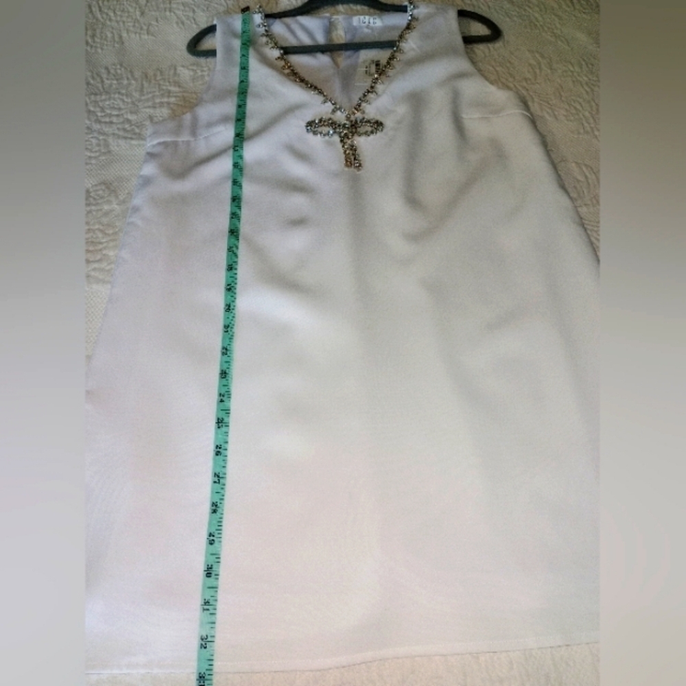 TCEC Women's white Mini Dress Size L - Picture 8 of 8
